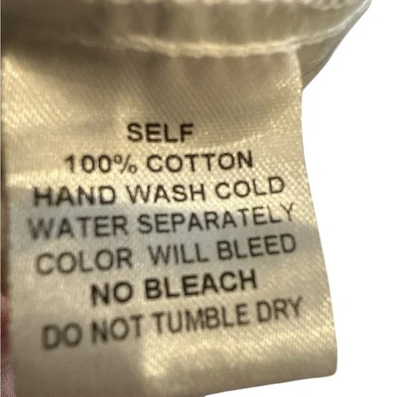 Pinch Pink and Green Smocked Puff Sleeve Tiered Sundress Size M, Pre-Owned EUC - Picture 6 of 7